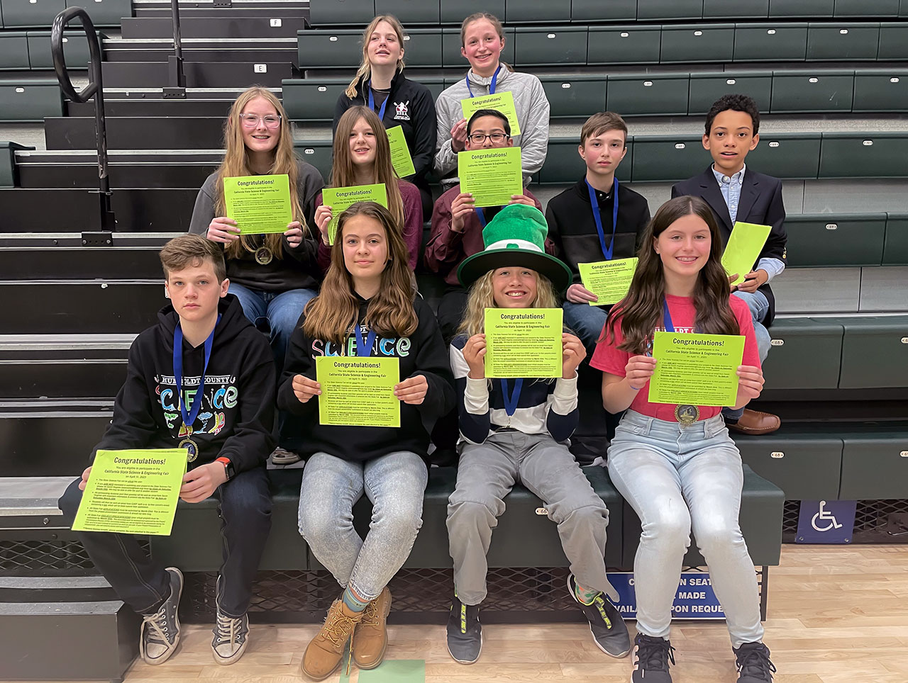 These students will be competing at the state Science Fair.