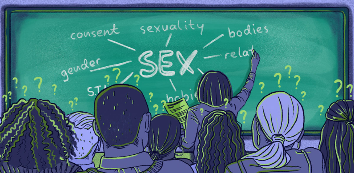 Graphic about sex education